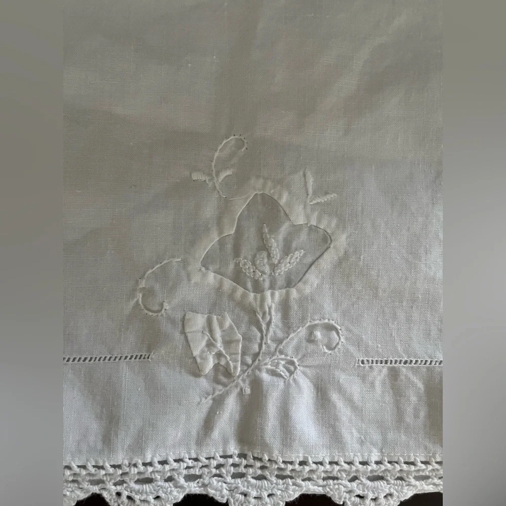 ANTIQUE Hand 🤚 Made Linen Towel